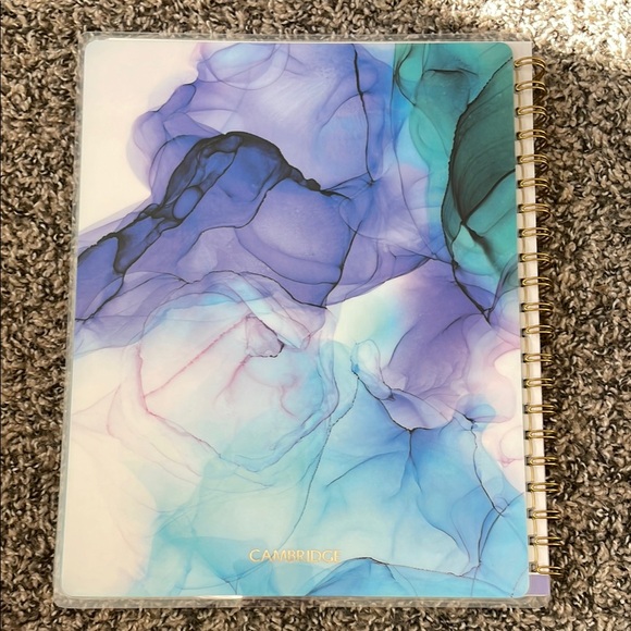 Cambridge 2025-2027 Blue and Purple Home Office Planner Calendar - Picture 10 of 10